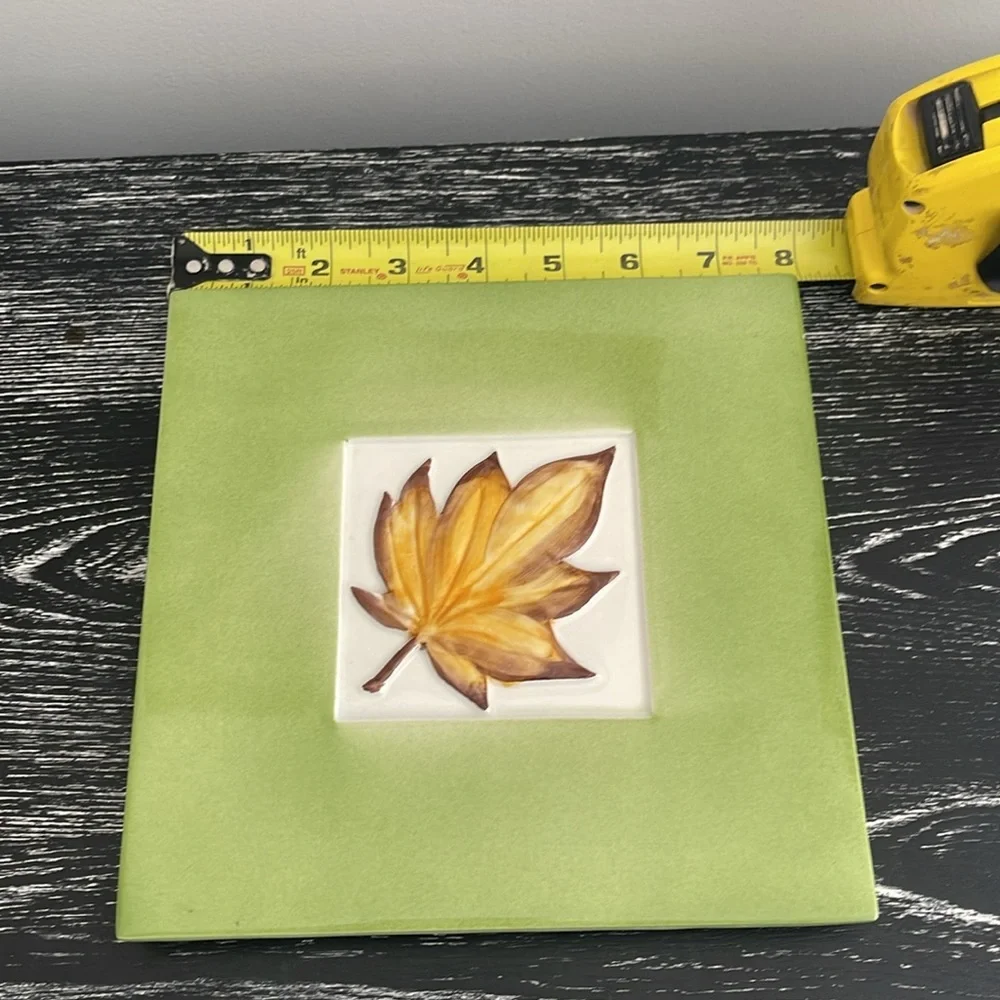 Crate & Barrel autumn leaf trivet or wall hanging.